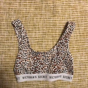 Victoria's Secret Cheetah Print Sports Bralette
